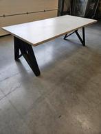 Betonlook eettafel kantinetafel, Ophalen, Gebruikt, 100 tot 150 cm, 200 cm of meer