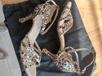 Dansschoenen dames zgan. salsa, tango mt 4.5 hak= 6.5 cm., Kleding | Dames, Schoenen, Ophalen, Overige kleuren, Dansschoenen, Zo goed als nieuw