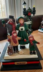 Dickens decoratie met div. Kerstmuziek mist 1 lampenkapje., Diversen, Kerst, Ophalen of Verzenden, Gebruikt