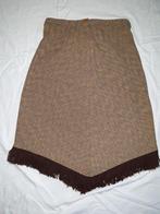 Rok maat M met passende sjaal, Maat 34 (XS) of kleiner, Knielengte, Ophalen of Verzenden, Bruin