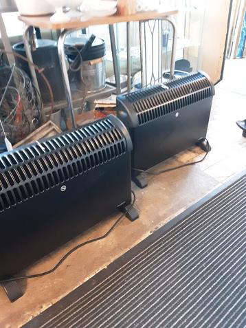 Elektrische kachel ,'s  2 stuks 1 x gebruikt  beschikbaar voor biedingen
