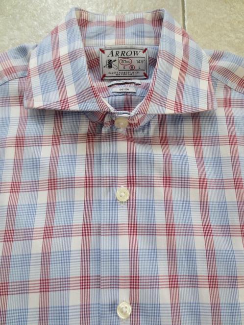 Arrow overhemd, maat 37 , slim fit, Kleding | Heren, Overhemden, Zo goed als nieuw, Halswijdte 38 (S) of kleiner, Overige kleuren