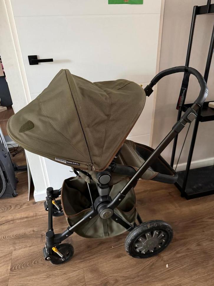 Bugaboo Cameleon 3 -Diesel Groen Limited Edition., Kinderen en Baby's, Kinderwagens en Combinaties, Zo goed als nieuw, Combiwagen