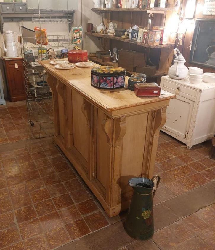 Mooi oud toonbankje in goede staat, Antiek en Kunst, Curiosa en Brocante, Ophalen