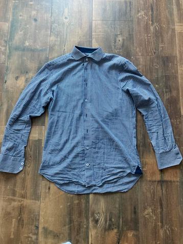 Cavallaro Napoli overhemd blauw/wit maat 40 beschikbaar voor biedingen