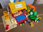 FISHER PRICE SCHOOLTJE 2550 vintage, Kinderen en Baby's, Speelgoed | Fisher-Price, Ophalen of Verzenden, Gebruikt, Speelset