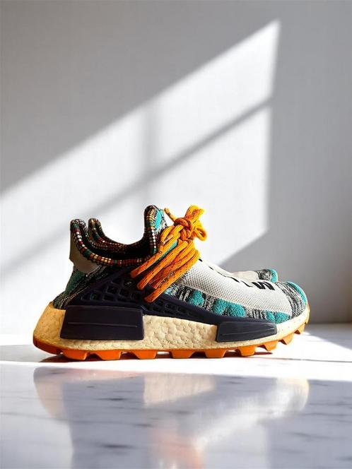 Adidas x Pharrell NMD “Multi Teal”, Kleding | Dames, Schoenen, Zo goed als nieuw, Sneakers of Gympen, Ophalen of Verzenden