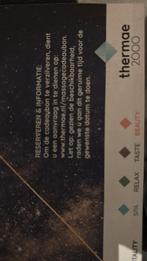 Voucher Thermae 2000., Eén persoon, Kortingsbon, Spa of Sauna