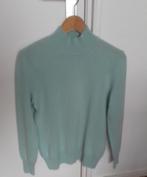 JOBIS 100% CASHMERE TRUI, LAGE COL,GROEN, mt M/L, ZGAN! 💚🩵, Kleding | Dames, Truien en Vesten, Verzenden, Maat 42/44 (L), Zo goed als nieuw