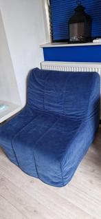 Slaapfauteuil, Huis en Inrichting, Slaapkamer | Slaapbanken, Ophalen, Gebruikt, Eenpersoons, Blauw