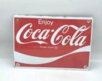 Emaille reclamebord Coca Cola, Verzamelen, Merken en Reclamevoorwerpen, Ophalen of Verzenden, Zo goed als nieuw, Reclamebord