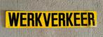 Metalen bord werkverkeer 135x25 cm, Doe-het-zelf en Verbouw, Ophalen, Gebruikt