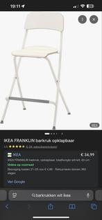 2 stuks IKEA Franklin Barkruk weinig gebruikt, Huis en Inrichting, Barkrukken, 60 tot 90 cm, Ophalen of Verzenden, Zo goed als nieuw