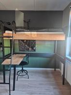 Hoogslaper met kledingkast, Ophalen, Eenpersoons, Zo goed als nieuw, 200 cm