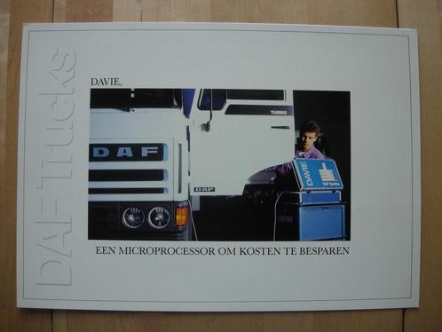 DAF DAVIE Brochure ca 1988 – NL – Diagnose computer, Boeken, Auto's | Folders en Tijdschriften, Zo goed als nieuw, Overige merken