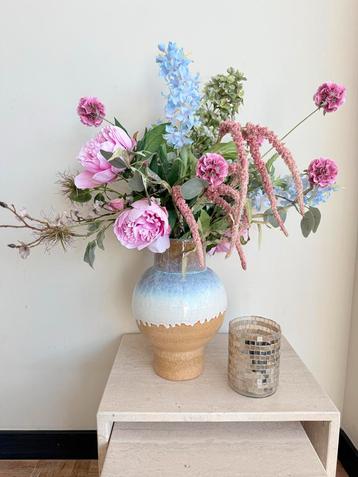 Zijden Bloemen Boeket met Vaas - Luxe Uitstraling beschikbaar voor biedingen