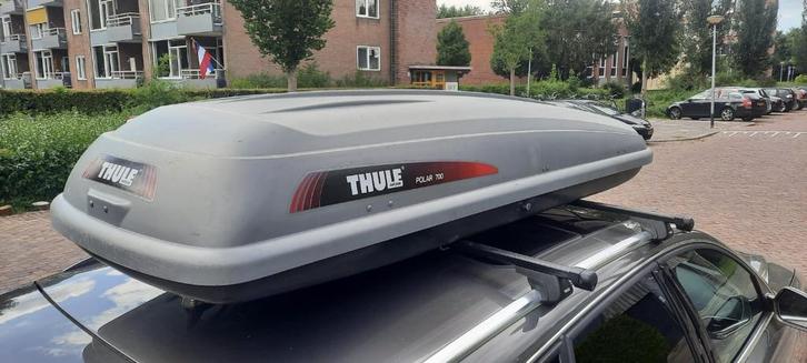 Te huur in Friesland. Grootste Thule dakkoffer 420ltr!, Auto diversen, Dakkoffers, Zo goed als nieuw, Ophalen