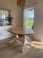 Mooie massieve Eettafel ovaal uitschuifbaar, Huis en Inrichting, Tafels | Eettafels, Verzenden
