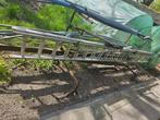 ladder met trektouw, Doe-het-zelf en Verbouw, Ladders en Trappen, Ophalen, Gebruikt, Ladder, 4 meter of meer