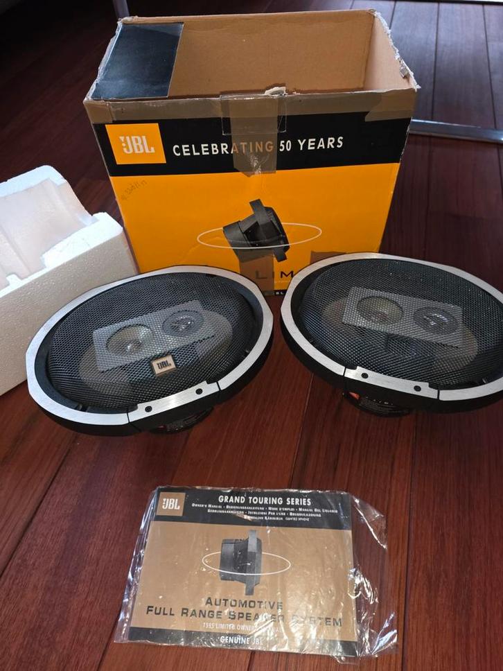 JBL T595 Limited 50 Jaar - Zeldzame Speakers!, Auto diversen, Autospeakers, Zo goed als nieuw, Ophalen of Verzenden