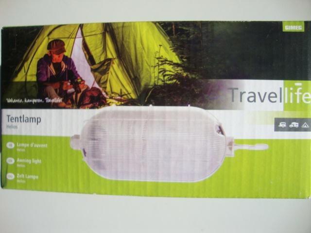 Tentlamp travellife tent lamp camping lantaarn kampeer licht, Caravans en Kamperen, Kampeeraccessoires, Nieuw, Ophalen of Verzenden