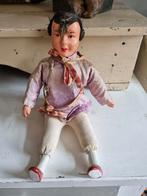 oude pop met originele kleding 30 cm lang, Verzamelen, Poppen, Ophalen of Verzenden, Pop