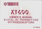 Yamaha XT600 manual handleiding (2894z) motor, Ophalen of Verzenden, Yamaha