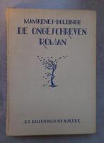 M.A.M. Renes-Boldingh - De ongeschreven roman, Ophalen of Verzenden, Gelezen, M.A.M. Renes-Boldingh