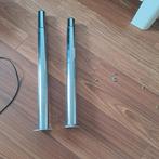 4 IKEA gratis Metalen Poten Tafel/Bureau, Ophalen, Tafelpoot, Gebruikt, 50 tot 100 cm