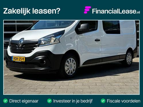 Renault Trafic 1.6 dCi T29 L2H1 Dubbelcabine Work Edition En, Auto's, Bestelauto's, Bedrijf, Lease, Financial lease, ABS, Airconditioning