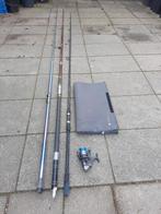 vishengels en molens, Watersport en Boten, Ophalen, Gebruikt, Complete hengel