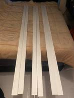 6 witte houten plinten van 2 meter bij 6 cm nieuw ikea, Doe-het-zelf en Verbouw, Plinten en Afwerking, Ophalen of Verzenden, Zo goed als nieuw