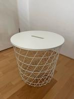 IKEA KVISTBRO bijzettafel wit, Huis en Inrichting, Ophalen, Minder dan 45 cm, Minder dan 55 cm, Metaal of Aluminium