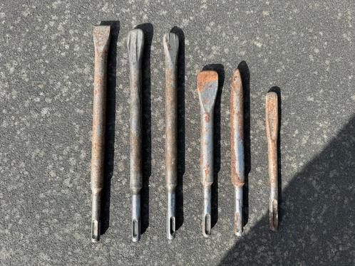 5 stuks klopboortjes/beitels voor klopboormachine, Doe-het-zelf en Verbouw, Gereedschap | Overige machines, Zo goed als nieuw