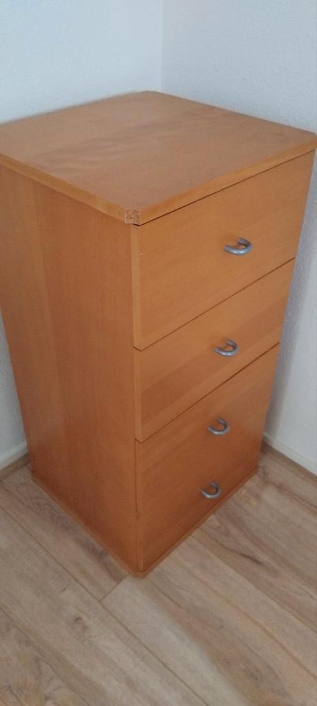 Gratis Ladekastje - 4 Lades - Afhalen, Huis en Inrichting, Kasten | Dressoirs, Gebruikt, Minder dan 50 cm, 25 tot 50 cm, Met lade(s)