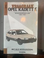Vraagbaak opelkadett E bezinemodellen 1984-1991, Ophalen