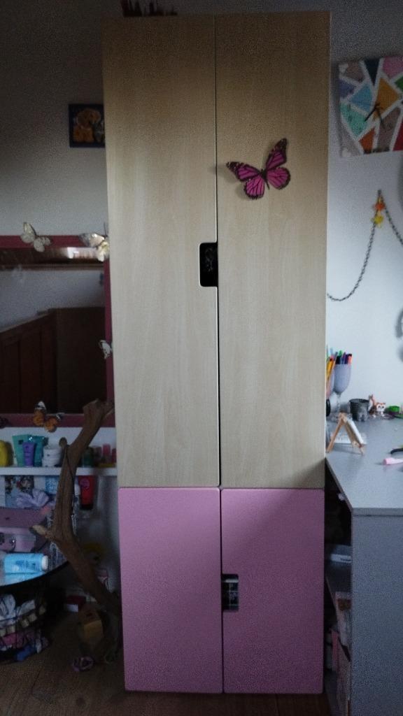 leuke kast slaapkamer meisje - roze/ wit/ beuken: als nieuw!, Kinderen en Baby's, Kinderkamer | Commodes en Kasten, Zo goed als nieuw