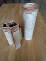 Vaasje 3-delig en rond San Marino Ceramiche Gitano, Ophalen of Verzenden, Gebruikt, Porselein, Overige typen
