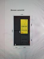 kunstofdeur, Kunststof, Deurkozijn, Nieuw, Inclusief glas