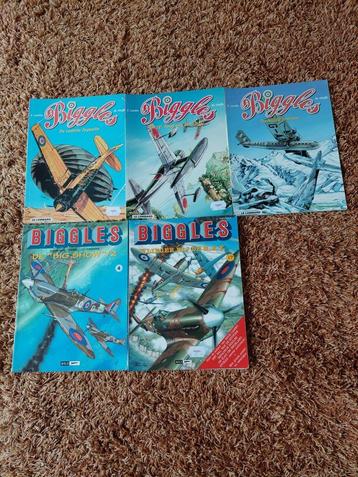 Biggles stripboeken (5 stuks)  beschikbaar voor biedingen