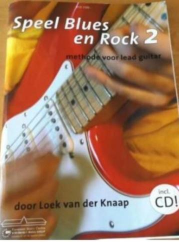 gitaar-Speel Blues en Rock 2 -methode lead guitar+ cd -TAB beschikbaar voor biedingen