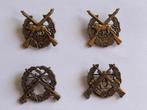 4x schietspelden Sniper , Bisley AR50 / Bisley 100 scherps, Verzamelen, Verzenden, Landmacht, Nederland, Kleding of Schoenen