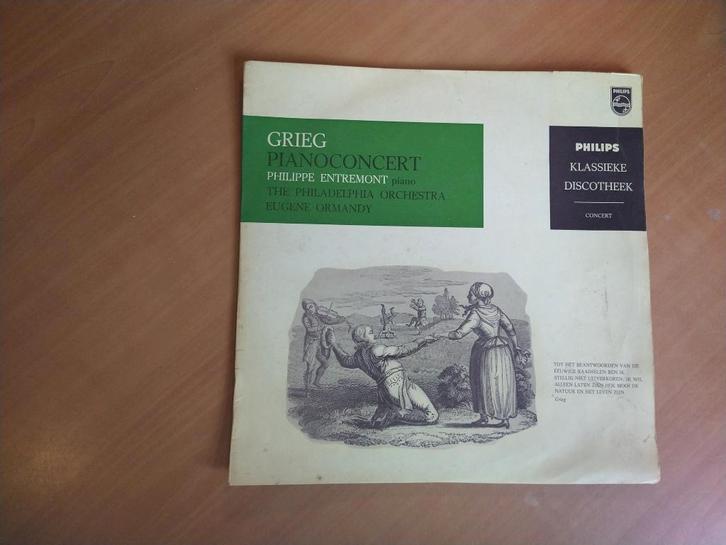 Grieg - Pianoconcert, Cd's en Dvd's, Vinyl | Klassiek, Zo goed als nieuw, Classicisme, Overige typen, Overige formaten, Ophalen of Verzenden