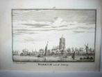 161 / Workum / Workom  Gorinchem  Kopergravure 18e Eeuw, Antiek en Kunst, Kunst | Etsen en Gravures, Ophalen of Verzenden