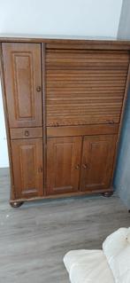 Mooi houten computermeubel/bureau, Ophalen, Gebruikt, 70 tot 120 cm, 120 tot 170 cm
