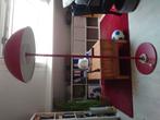 Rood metal "mushroom floor lamp" bij IKEA, 1970s., Huis en Inrichting, Ophalen of Verzenden, Minder dan 50 cm