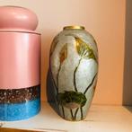 Vintage Indiase cloisonné vaas, Antiek en Kunst, Antiek | Koper en Brons, Verzenden, Koper