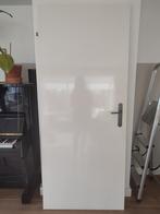 Opdekdeur 201,5 x 83 cm linksdraaiend, Doe-het-zelf en Verbouw, Deuren en Horren, Gebruikt, 80 tot 100 cm, Binnendeur, Ophalen of Verzenden