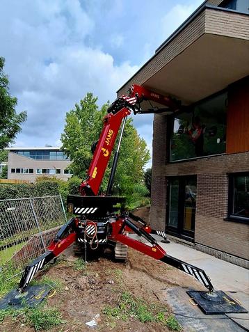 Compactkraan, Minihijskraan te huur, Hoeflon C30, Minikraan. beschikbaar voor biedingen