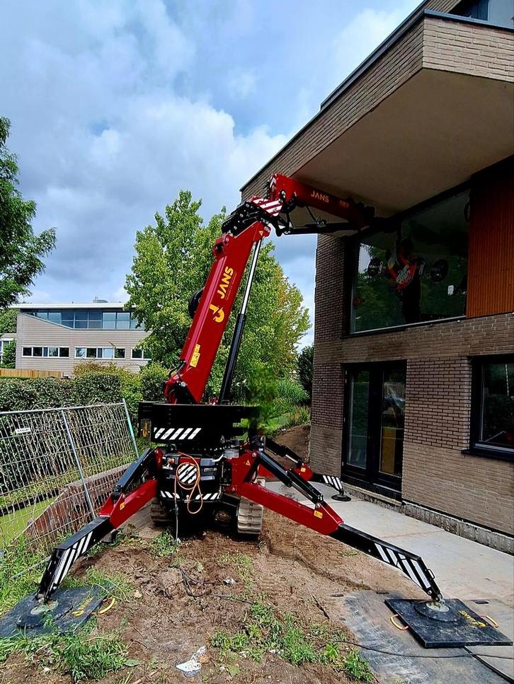 Compactkraan, Minihijskraan te huur, Hoeflon C30, Minikraan., Doe-het-zelf en Verbouw, Overige Doe-het-zelf en Verbouw, Nieuw